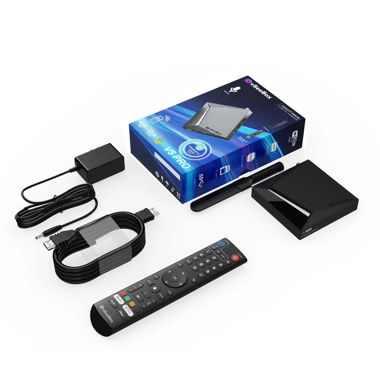 vSeeBox V5 Pro — 8K HDR Android TV Box (2025)